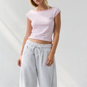 Urban Outfitters Light Pink Crop Top